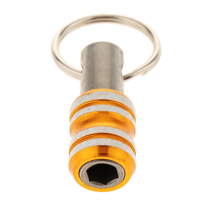 1/4 Hex Shank Socket Extending Rod Keychain Extension Bar for Screwdrivers