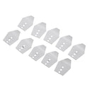 10pcs Spoon Fishing Lure Spinner Baits - Portable Sequin Spinner Jig Spoon Blade
