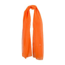 Women's Large Long Fashion Neck Head Scarf Orange N5C7