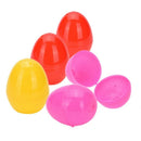 10x Count Unfilled Easter Plastic Eggs Party Favor Toys Filler Surpris XFG
