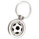 Sports Rotating Football Soccer Keychain Keyring Chain Ring Key AU K9P4.