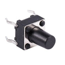 100 Pcs 6 x 6 x 9mm Tactile Tact Push Button Switch 4 Pin DIP