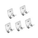 5pcs Stainless Steel Adhesive Hooks Sticky Wall Door Hook Plug  Towel