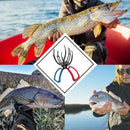 Metal Fish Control Clamp Claw Tong Grip Fishing Clip Fishing Tool Tackle A