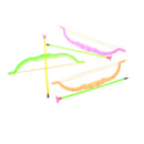 Plastic Soft Slingshot Arrow Set Kids Children  Educational Outdoor Toys Gifts Z