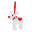 Christmas Tree Decor Felt Elk Gingerbread Man Pendant Hanging Ornament (C) A