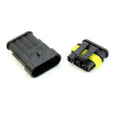 1 Kit 4 Pin Way Waterproof Electrical Wire Connector Plug Car Motorcyle Truck
