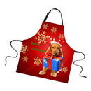 Cooking Kitchen Restauarant Bib Apron Dress Xmas Pattern Party Supplies N