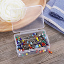 250pcs Sewing Pins Ball Glass Head Pins Straight Quilting Pins DIY Sewing Craft
