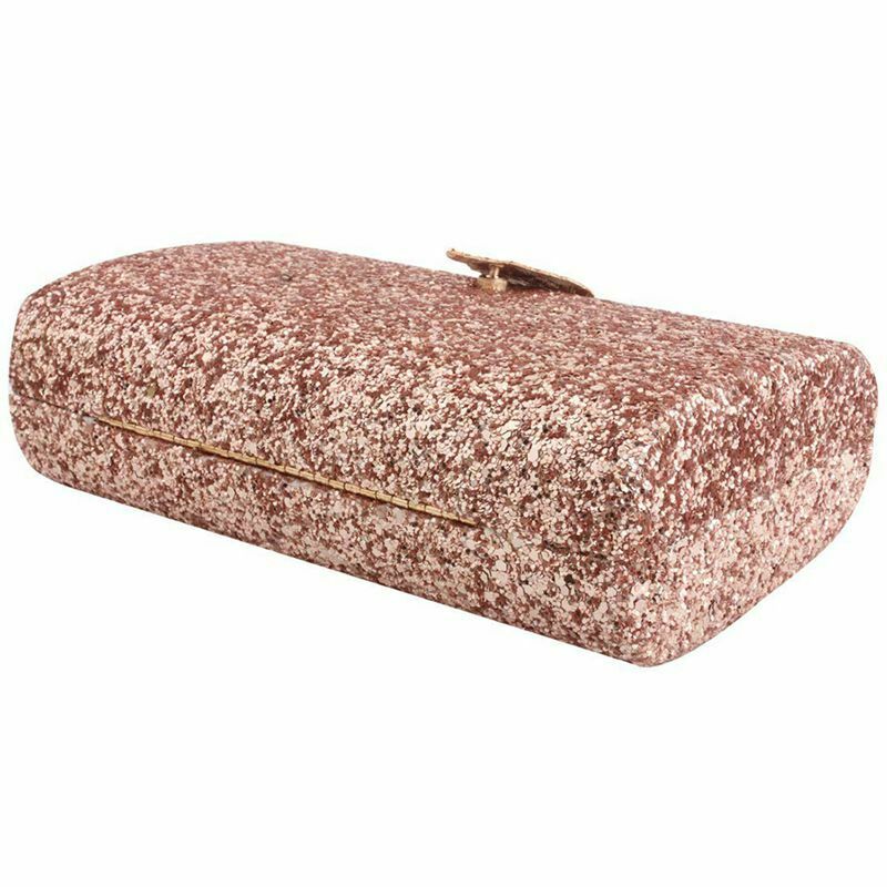 Women Evening Clutch Bag Glitter Purse Fashion Handbags for Dance Wedding P S4U8