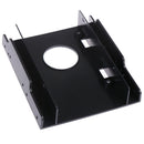 1Pc 2.5" SSD HDD dock to 3.5" hard drive bay plastic mounting kit adapte Kw