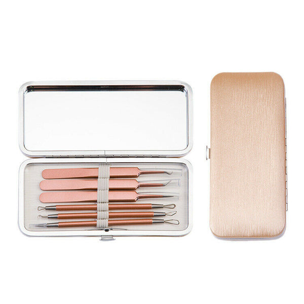 Blackhead Remover Comedone Extractor, 6 PCS Acne Tool Removal Kit Multi-Fun O3C5