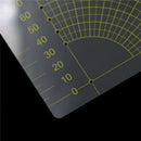 Tailor Sewing Tools Quilting Patchwork Scrapbook Circle Fan Foot Ruler Craft BX