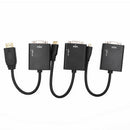 3X(Switcher Hdmi To Vga + 3.5Mm with Audio Computer To Tv Converter
