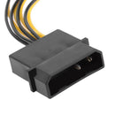 D-Port Computer CPU PC Case 3Pin Fan Cable 1 to 4 Ways Power Splitter (1pc) A