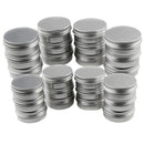 24Pcs Aluminum Round Tins Container Box for Lip Balm Craft Cosmetic Powders
