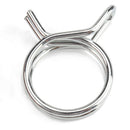 100pcs Double Wire Spring Hose Clamps Fuel Line Hose Tube Clips Assortment