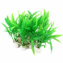 10pcs Artificial Aquatic Plant Plastic Grass   Tank Aquarium Decor-Green