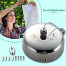Stainless Steel Retractable Clothesline Laundry Hanger Clothes Drying Rope