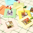 10PCS Mini Hanging Photo Frames DIY 6'' Picture Clip Rope Album Card Deco Dwgp
