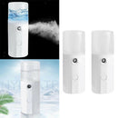 2x USB  Facial Mister Face Mist Sprayer Makeup Face Body