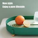 Nordic Tea Cup Plate Drain Tray Kitchen Tools Holder Organizer Vegetable Fruit