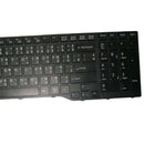 Replacement Keyboard TI Black For Fujitsu Lifebook E753 E754