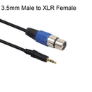 5 Meter 3.5mm Plug Male Audio Cable to XLR 3-pin Female Microphone Adapter