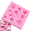 Silicone Cartoon Seashell Design Cake Baking Mould Mat Kitchen DIY Decorating