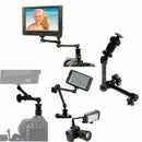 11" Magic Arm + Super Clamp Claw Clip for LED light Camera DSLR Rig LCD Monitor
