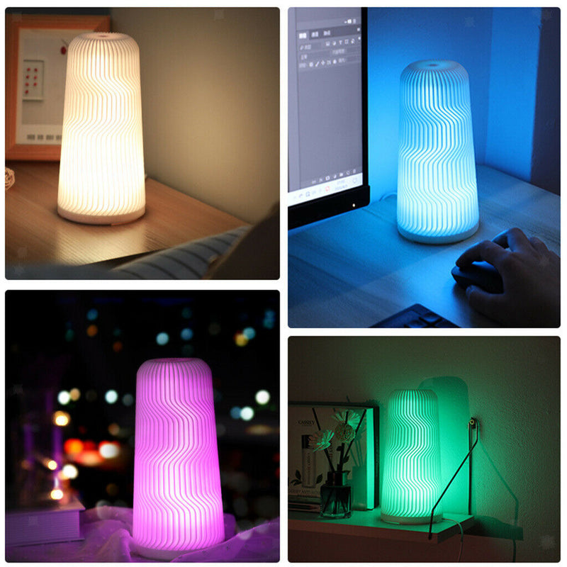 Printing Touch Control Night Light Table Bedside Lamp 3
