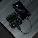 HBQ-Q82 Earphones Dual U Type Digital Display BT Earbuds with Charging Case A