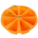 8 Triangle Round Silicone Cake Pan Tins Muffin Pizza Tray Baking Mould K2S9