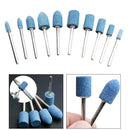 10pcs 4-10mm Ceramic Polishing Rotary Die Grinder for Polishing Cutting