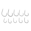 500pcs Octopus Fishing Hook High Carbon Steel Black Fishhooks Saltwater Bass