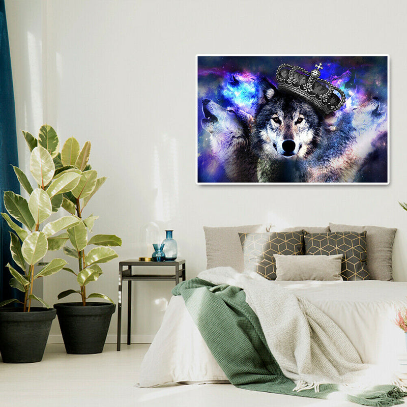 1000pcs DIY Jigsaw Paper Puzzle Fierce Wolf Animal Picture Room Decoration