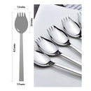 4-pack 304 Stainless Steel Sporks Everyday Use, Camping Backpacking Utensil