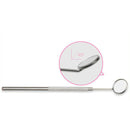 Eyelash Mirror for Eyelashes Extensions Beauty Lash Tool Stainless Steel
