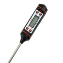 2x Digital Food Thermometer Kitchen Baking Meat LCD Display for Kitchen BBQ