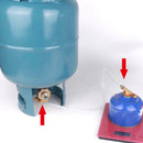 Propane Refill Adapter Gas Tank Bottle Connector Hose for Picnic Camping BBQ