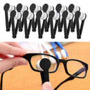 24Pcs Eyeglass Microfiber Spectacles Cleaner Soft Brush Cleaning Tool Black