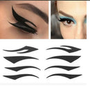 4 Pairs Temporary Rock Eye Tattoo Eyeshadow Stickers Eyeliner Makeup M&E MO