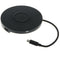 2 in 1 Type-C to Micro USB/HDMI/VGA HUB Dock +5W Wireless Charger Black