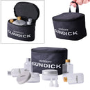6pcs BBQ Spice Sugar Salt Pepper Condiment Jar Bottle with Carry Bag Outdoors