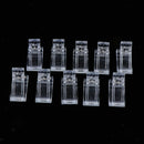 Pack of 10  Pro Nail Tips Clips Sets Finger Poly Quick Building Gel Extension