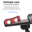 Car Rear Pillow Phone Holder 360 Rotation Tablet Back Seat Bracket (Red)