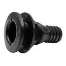 3pcs 3/4'' Black Plastic Marine Yacht Bilge Pump Thru-Hull Fittings for Boat