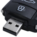 Car key type USB2.0 16GB Flash U disk black D2U2