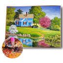 Full Round Drill 5D DIY Diamond Painting House Wall Picture Mosaic (B122)