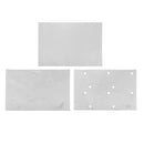 3 Sheets Precut Christmas Tree Snowflake Shape Shrink Films Shrinkable Paper